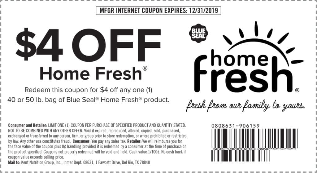 $4 coupon for Blue Seal Home Fresh