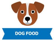 EnTrust Dog Food button - illustrated dog