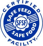 Certified Safe Feed / Safe Food Facility badge